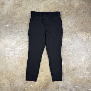 Spanx Women’s Black Ponte Pull-On Slim Ankle Pants Size Large Comfort Workwear